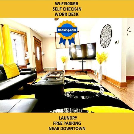 The Amber Retreat - Brooklyn Centre Comfort - Charming Space For Families, Couples & Business Travelers Near Downtown - With 300Mb Wifi, Parking & Self Check-In Кливланд Екстериор снимка